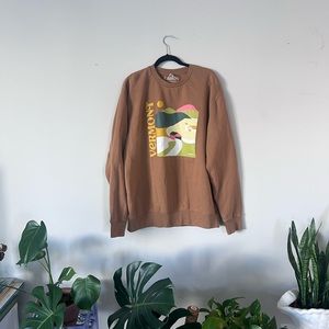 Vermont sweatshirt limited edition artist series by Phoebe Lo design for Cabot